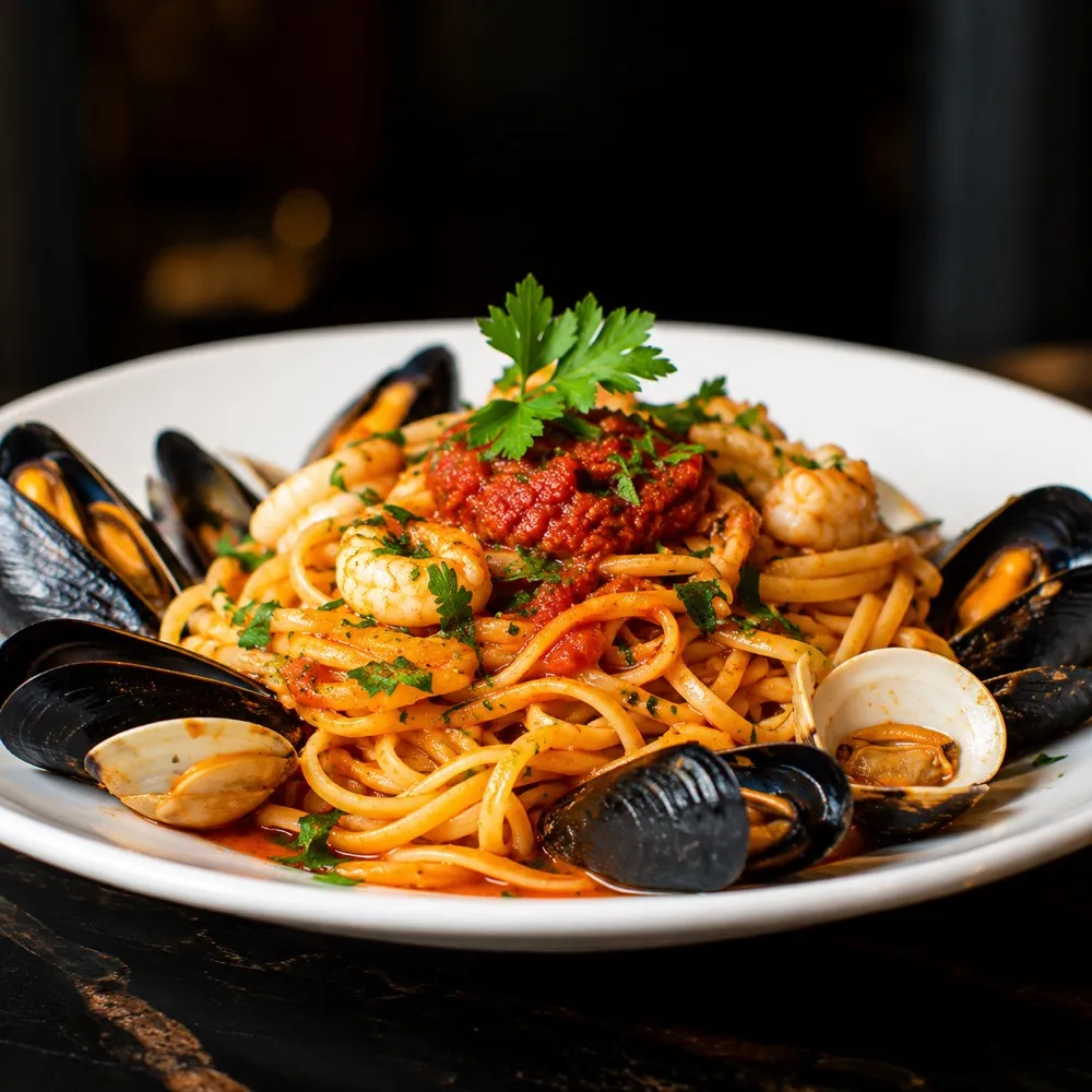 Seafood linguine at Vito&rsquo;s